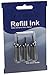 Vantamo 3-Pack Refills for Confidential Identity Theft Protection Roller Stamp Wide