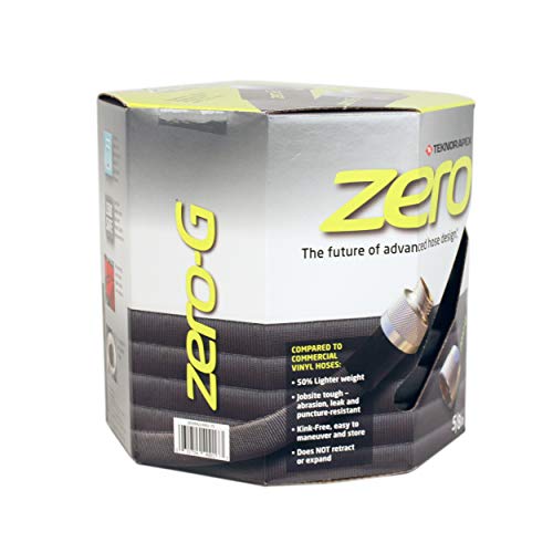 Zero-G Vinyl Garden Hose 5/8"X100'Blk #TOP1