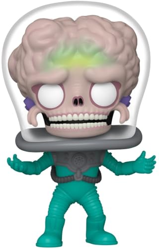 Funko Pop! Movies: Mars Attacks - Alien Soldier - 1/6 de Probabilidades de Obtener la RARA Variante Chase - Brilla en la Oscuridad - Mars Attacks Film - Figura de Vinilo Coleccionable
