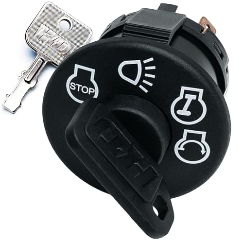 HD Switch 4 Position Ignition Key Switch fits ARIENS IKON X XD XL & Gravely ZTX ZTXL 42" 52" 60" Zero Turn Mower 915220 915222 915223 ZTX42 ZTX52 ZTX60 ZTXL42 ZTXL52 ZTXL60 - w/2 Keys by HD Switch - Used condition - US$13.87