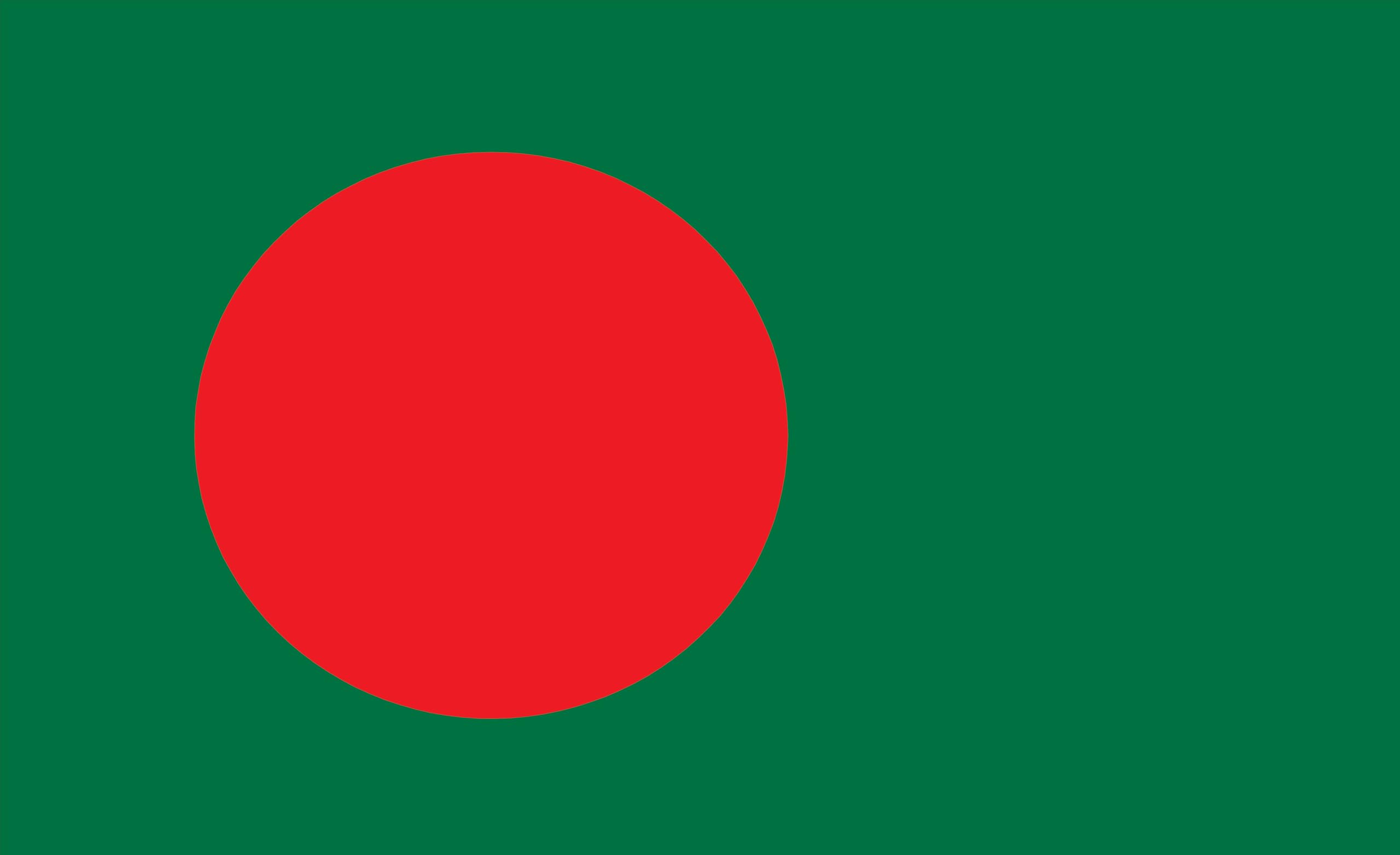 Drapeau du Bangladesh ultra résistant de 150 x 90 cm, idéal comme pavillon de bateau durable