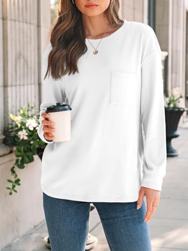 Image of AUTOMET Womens Long Sleeve T Shirts Crewneck Sweatshirts