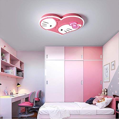 Lampe pépinière haut de gamme en acrylique rose 60cm avec système LED dimmable
