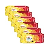 BRITANNIA Marie Gold Cookies 8.81oz (250g) - Biscuits Pour l'heure du thé - Crispy Tea Time Snack - Delicious Grocery Cookies - Pack of 6