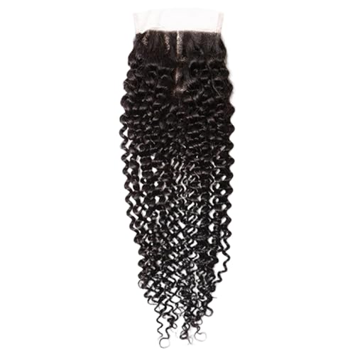 Paquetes de ondas de agua cabello humano para mujeres negras con cierre 16 pulgadas
