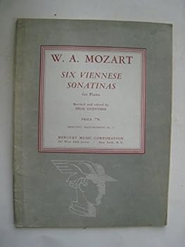 Paperback W A Mozart - Six Viennese Sonatinas for Piano [French] Book