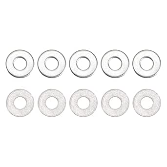 Uxcell 1/2 Inch 316 Stainless Steel Flat Washers - 15 Pack Corrosion Resistant