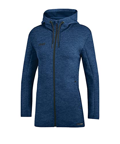 JAKO Herren Kapuzenjacke Premium Basics, Marine-Meliert, L