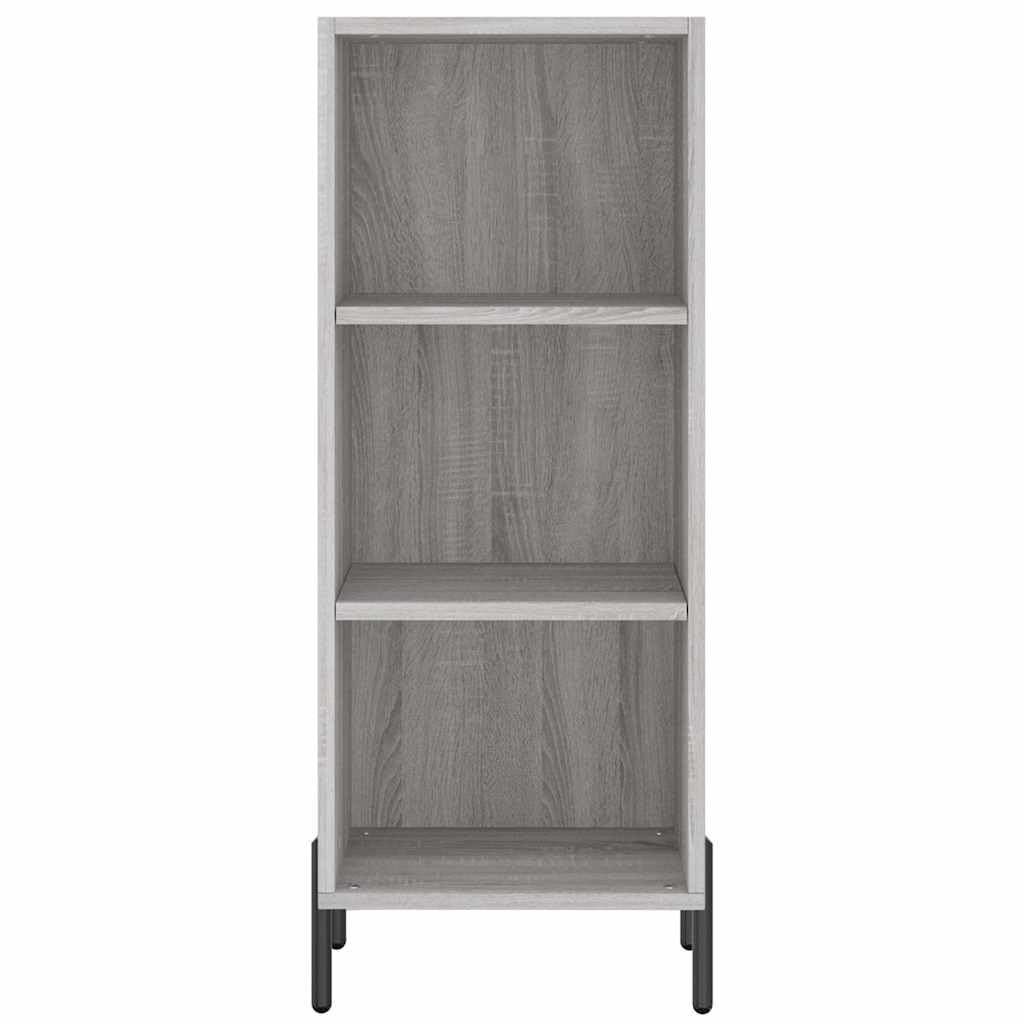 Aparador Sonoma gris 34,5 x 32,5 x 90 cm armario de madera