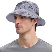 EINSKEY Reversible Camo Bucket Hat, Unisex UPF 50+ Cotton Sun Hat for Outdoor Beach Travel Golf Safari Fishing Travelling Hiking