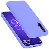 Cadorabo Funda para Huawei Nova 5T / Honor 20 / Honor 20S en Liquid Lila Claro - Cubierta Proteccíon de Silicona TPU Delgada e Flexible con Antichoque - Gel Case Cover Carcasa Ligera