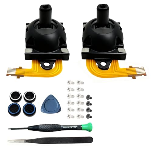 2-Pack Joystick Replacement Kit for PlayStation Portal PS Portal Console/PS5 VR2, Upgrade Anti-Drift Analog Thumbstick,Analog Thumb Stick Repair Joystick Repair Tool kit for PS Portal Console