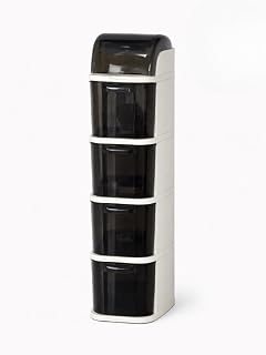 MallArt® 4 Katlı Slim Tekerlekli Düzenleyici Raf -