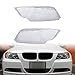 2PCS LH+RH Front Headlight Cover Head Lamp Clear Transparent Lens Compatible with 2005-2011 BMW E90 E91 323i 325i 328i 328xi 335xi 335d 335i xDrive Xenon Headlamps
