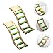 BESPORTBLE 2pcs Wooden Ladder Toy Bird Climbing Accessory Parrot Cage Budgerigar Supplies