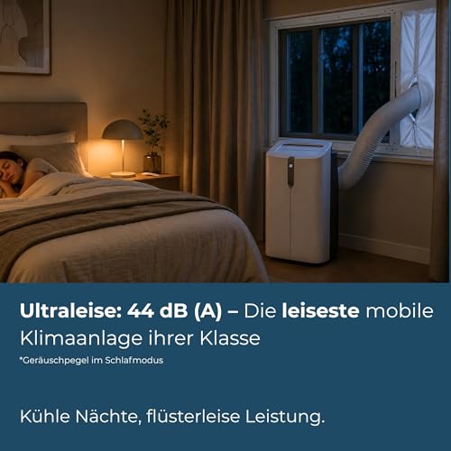 Evolar Klimaanlage Mobil- Smart Klimagerät- 14000 BTU- Ultra Leise- Kühlen & Heizen- WiFi- Air Conditioner mit Abluftschlauch- EVO- PAC14CHW-3