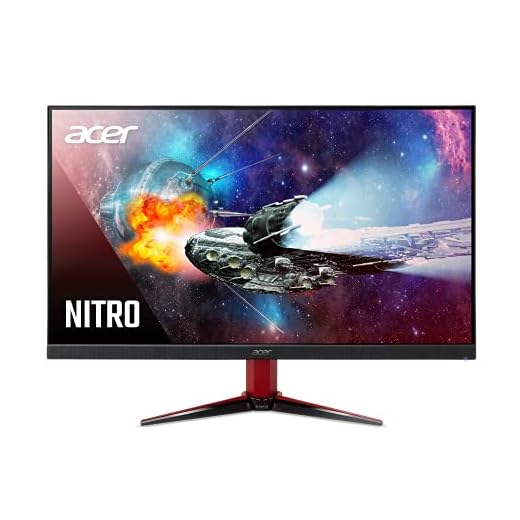 Acer Nitro VG242Y Pbmiipx 23.8" Full HD (1920 x 1080) IPS Gaming Monitor | AMD FreeSync Premium | Overclock to 165Hz | Up to 0.5ms | DisplayHDR400 | 99% sRGB | 2 x HDMI 2.0 Ports & 1 x Display Port