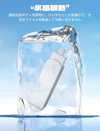 1TB USB メモリ USB3.0・Type-C メモリ 外付け フラッシュメモリ 容量不足解消 usb 360度回転 スマートフォン対応 Mac Windows PC Pad対応 合金製 耐衝撃 防塵仕様 高速データ転送 バックアップ Type C USBメモリ usb 1tb 携帯に便利 (銀色)