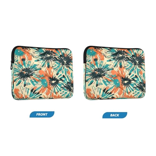 Funda para portátil 13-14 pulg. patrón floral impermeable miniatura 2