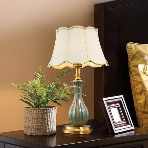 Lampe de table de chevet créatrice d'ambiance chaleureuse en céramique