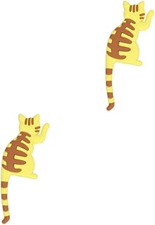 ULTECHNOVO Fridge Magnet Hooks Magnet Hooks 2 pcs Magnetic Fridge Magnet Magnetic Key Holder for Refrigerator Magnetic cat Hook Magnetic Key Hook