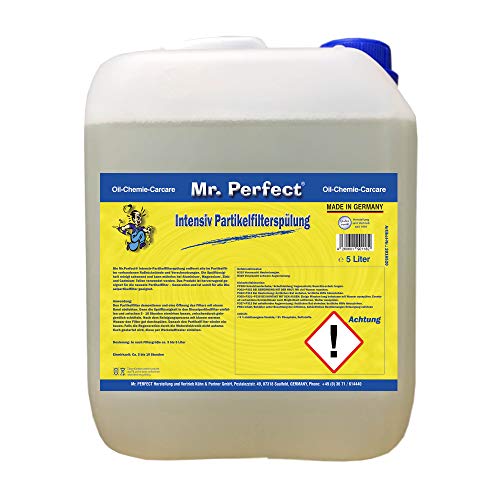 Mr. Perfect® Rinçage intensif du filtre à particules diesel, 5L - Nettoyant pour filtre à particules pour moteurs diesel DPF