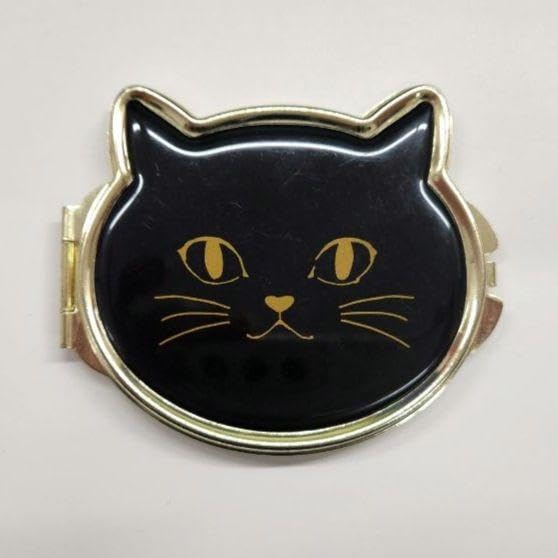 黒猫の鏡／昭和レトロ。【可愛らしい掛け鏡となります】。 Amazon.co 