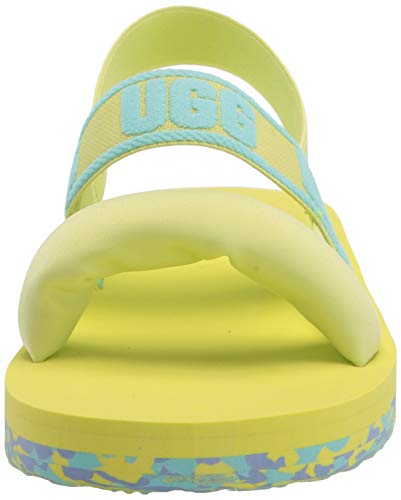 Ugg Girls K Zuma Sling Flat Sandal, Pollen Paint Swirl, 2 Little Kid #TOP8