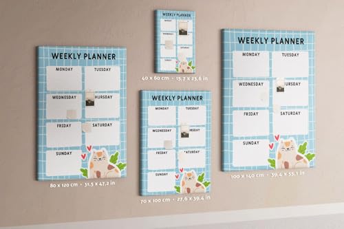 Planche liège pour planification de projets et tableau agenda de tâches