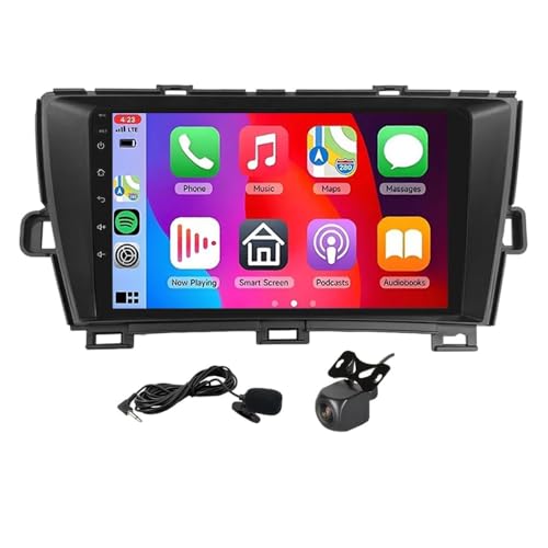 Image of 5G WiFi Android 15 Car Radio for Toyota Prius 2010 2011 2012 2013 2014 2015, 4 Core 9 inch Touch Screen Car Stereo with Wireless Carplay Android Bluetooth GPS Backup Camera WiFi FM RDS Mirror Link 2+64G
