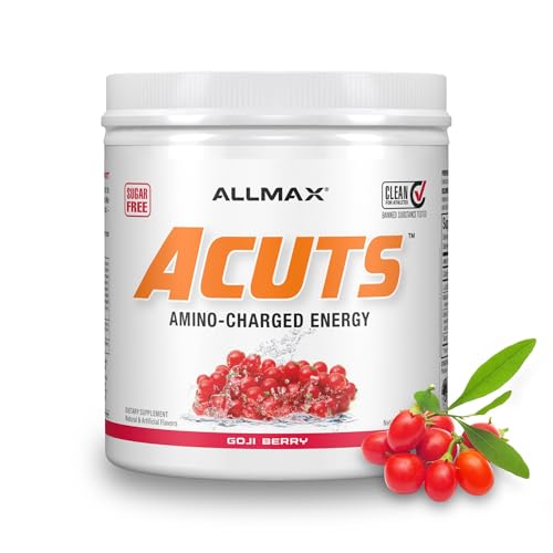 Image of ALLMAX ACUTS Amino Energy Powder, 30 Servings, Goji Berry
