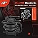 A-Premium Fuel Vapor Leak Detection Pump Compatible with Jeep Grand Cherokee 2002-2004, Wrangler 2003-2004 & Dodge Ram 1500 Van, Ram 2500 Van, Ram 3500 Van & Chrysler Prowler & Plymouth Prowler