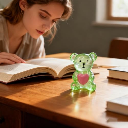 Statuettes d'ours pour rompre la monotonie d'une étagère vide
