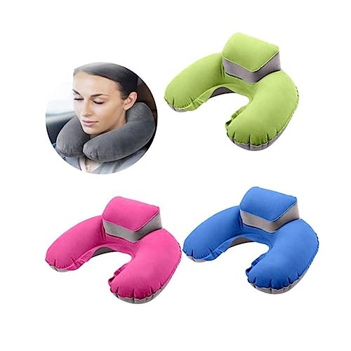 CIYODO Neck Pillow Air Pressure Adjustment Inflatable Travel Pillow for Outdoor