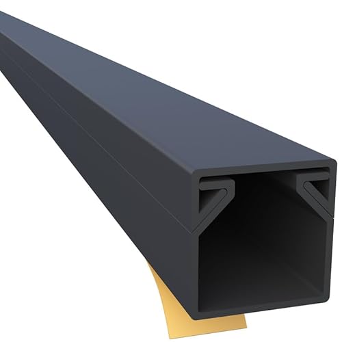 WDK1212SS 2700030 - Canalina autoadesiva per cavi 12 x 12 mm 10 m 10 pezzi 1 mm facile da installare fori preforati