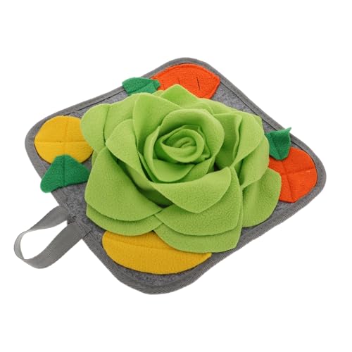 UPKOCH Pet Mat for Rabbits Hamsters Interactive Foraging Snuffle Mat Slow Feeding Design Safe Versatile Machine Washable