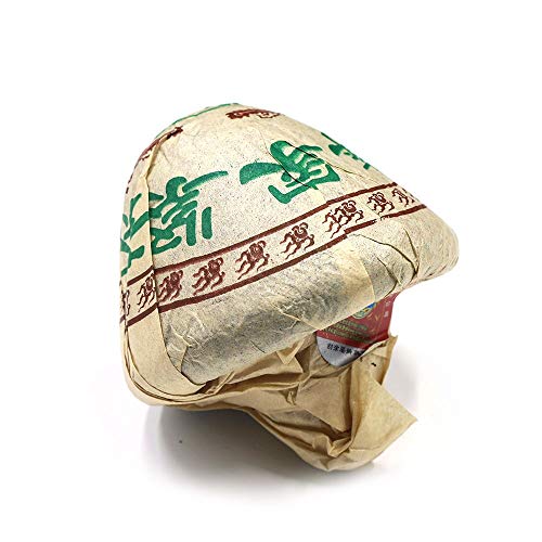 Fullchea - Health Chinese Tea Shu Puerh Tuo Cha - Tulin Phoenix 2009 Ripe Pu-Erh Aged Black Tea - Pu Erh Tea Loose Leaf - Pu Erh Mushroom Tuocha - Aids Digestion - 8.8 Oz / 250G #TOP1