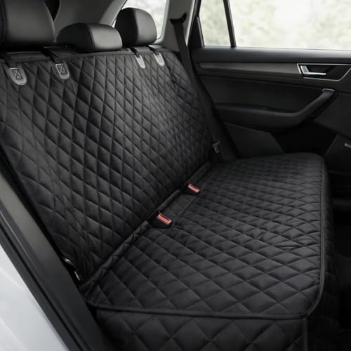 fidozen Waterproof Dog Car Seat Cover for Back Seat: Suitable for Small and Large Dogs Hammock and Pet Protector Backseat seat Cover (Full Bench Medium(54 W))