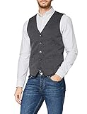 tom tailor herren outdoor light weste Tailliert geschnitten TOM TAILOR Herren Hahnentritt Weste Jacke, Navy Houndstooth, 48 EU