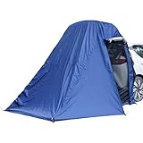 Cabina desplegable para autos, tienda de campaña para SUV, toldo para portón trasero, tienda de campaña para coche, camping, viajes por carretera, refugio de camping con entrada con cremallera