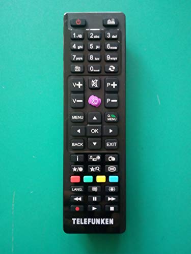 Telecomando originale per Telefunken TE 20265 B30 CXB , TE48275S20F1T10D , TE24265B30C10E , TE24275B30C10E , TE22275B31FT10E , A24H332 , L32H249 , D40F287M3 , TE 40283 N 25 F1 C 10 D , TE 24275 B31 T10E , TE 32265 B301 C10 , TE 28275 B30CXB , TE 49280 N25 CXK , TE 32287 B301 , TE 39275 N25 CXH , TE 40282 B34 C2H , TE 32287 B301 C10D , TE 32278 B30 CXD , TE 28275 B31 T10E , TE 28275 B30 CXB , TE 24275 B35 TXB , WD 20265 LED 16