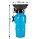 Hunde Trinkflasche mit integriertem Trinknapf Reise Wasserflasche Auto Hundeflasche mit Wasser-Napf 600ml; Blau