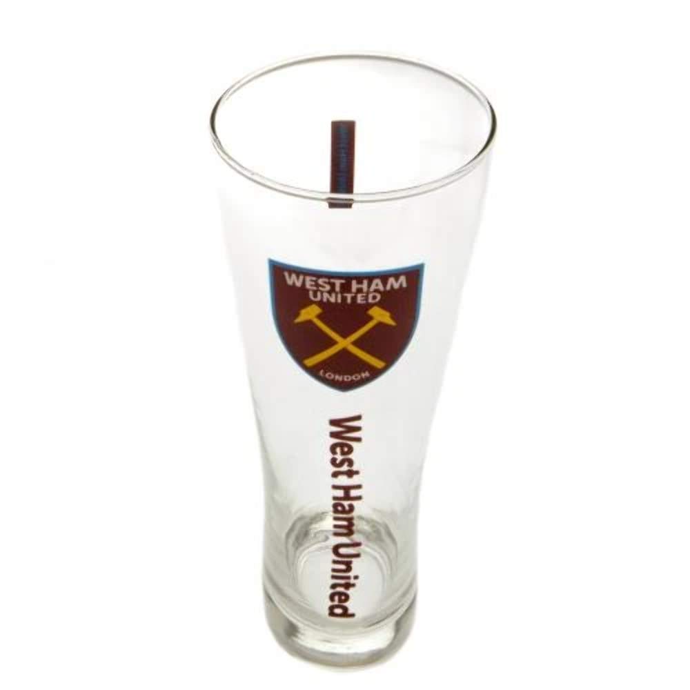 West Ham Wordmark Crest Peroni Pint Glass