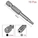 uxcell 10 Pcs T20 Magnetic Torx Screwdriver Bits, 1/4 Inch Hex Shank 2-inch Length S2 Security Tamper Proof Screw Driver Kit Tools