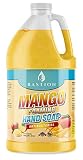 Antibacterial Hand Soap - Mango Foaming Hand Wash - 1/2 Gallon (64 oz.) Bulk. Refill Jug. Mango Scen