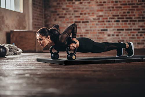 Ritfit Upgrated Tri-Fold Folding Thick Exercise Mat 6’X3’ With Carrying Handles For Mma, Gymnastics, Stretching, Core Workouts (Pink(3' X 6')) #TOP3