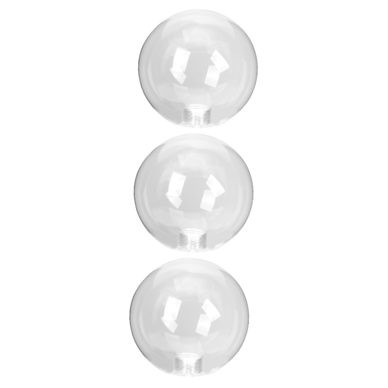 Gadpiparty 3pcs Modern Glass Lamp Shade Replacement Cover for Pendant Lights Simple Design for Home Use