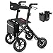 MAXWALK Rollator Walker for Tall Seniors, 12
