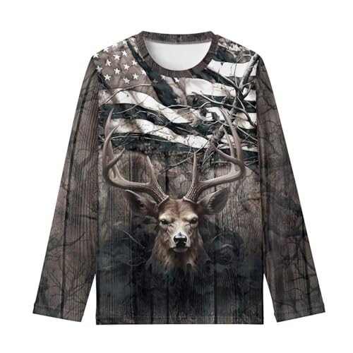 Boy's Novelty T-Shirt Long Sleeve Shirts Casual Pullover Tops Crew Neck Graphic Tees Top Fall Clothes 3-16T2