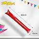 FUN FAN LINE - Packung mit 20 Stück Bam Bam Inflatable Stick Set für fußball Party, musikparty, Geburtstagsfeier. krachmacher Spiel beifall Luftballons. (10 Paare) (Rot)